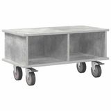 vidaXL TV Stand 68.5 x 35 x 35 cm Beton Grijs Bewerkt Hout