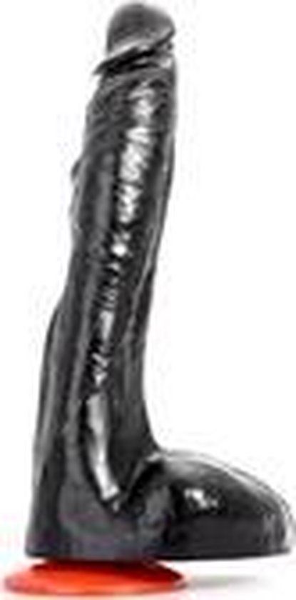 Anaal Dildo Building Brad Dildo - Zwart - Met balzak