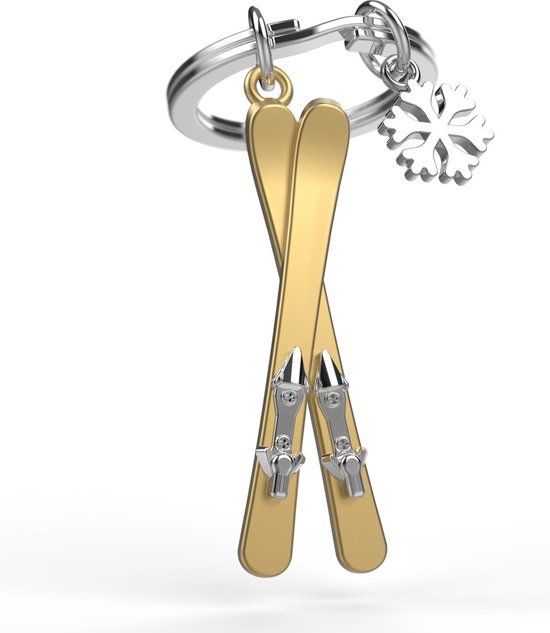 Metalmorphose Sleutelhanger Ski - Zilver - Unisex