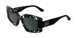 Karl Lagerfeld KL6206S Marble black/black 54/18/140 WOMAN Zonnebrillen