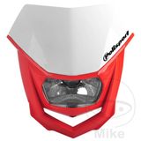 Polisport Halo Koplamp Rood, Wit