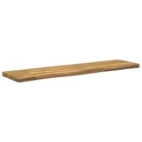 vidaXL Tafelblad Wit Glas 120 x 20 x 3 cm