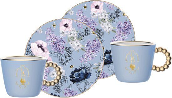 Bialetti Bridgerton Set 2x Tas En Ondertas