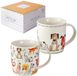 SPOTTED DOG GIFT COMPANY Spotted Dog Porseleinen Mokken 2 stuks 350ml