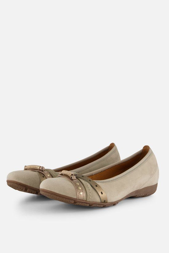 Gabor Ballerina's beige Leer