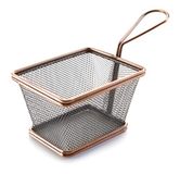 VIERKANTE LACOR Vierkante Bronzen Mand 12x10x9 CM