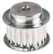 RS PRO Aluminium tandriemschijf voor 16 mm riemen, 20 tanden/verdeling 5 mm, boring 6 mm