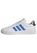 adidas Grand Court 3.0 Schoenen Junior uniseks kinderen, Ftwr White/Lucid Ray Blue/Aurora Onix, 38 2/3 EU