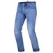 SHIMA DEVON motorjeans - geventileerde elastische slim fit biker-motorbroek met FiberQL-versterkingen, knie- en heupbeschermers (blauw, 38 LANG)