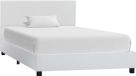 vidaXL Bedframe kunstleer wit 100x200 cm