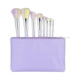 ILU Basic Set 8 Makeup Brushes with Unicorn Bag