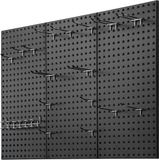 VEVOR 3x gereedschapswand geperforeerd wandgereedschap geperforeerde muur ophangbord wandorganizer 61x30cm