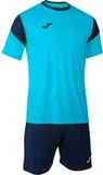 Joma Phoenix Voetbalset Korte Mouw Heren - Fluor Turquoise / Marine | Maat: XL