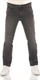 Wrangler Heren Jeans Broeken Texas Stretch regular/straight Fit Grijs Volwassenen Denim Jeansbroek