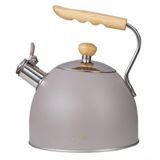 Husla 73908 Kettle, roestvrij staal/hout, zwart