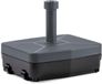 Bellatio Design pied de parasol - remplissable jusqu'à 45 kg - 27L - carré - anthracite - plastique