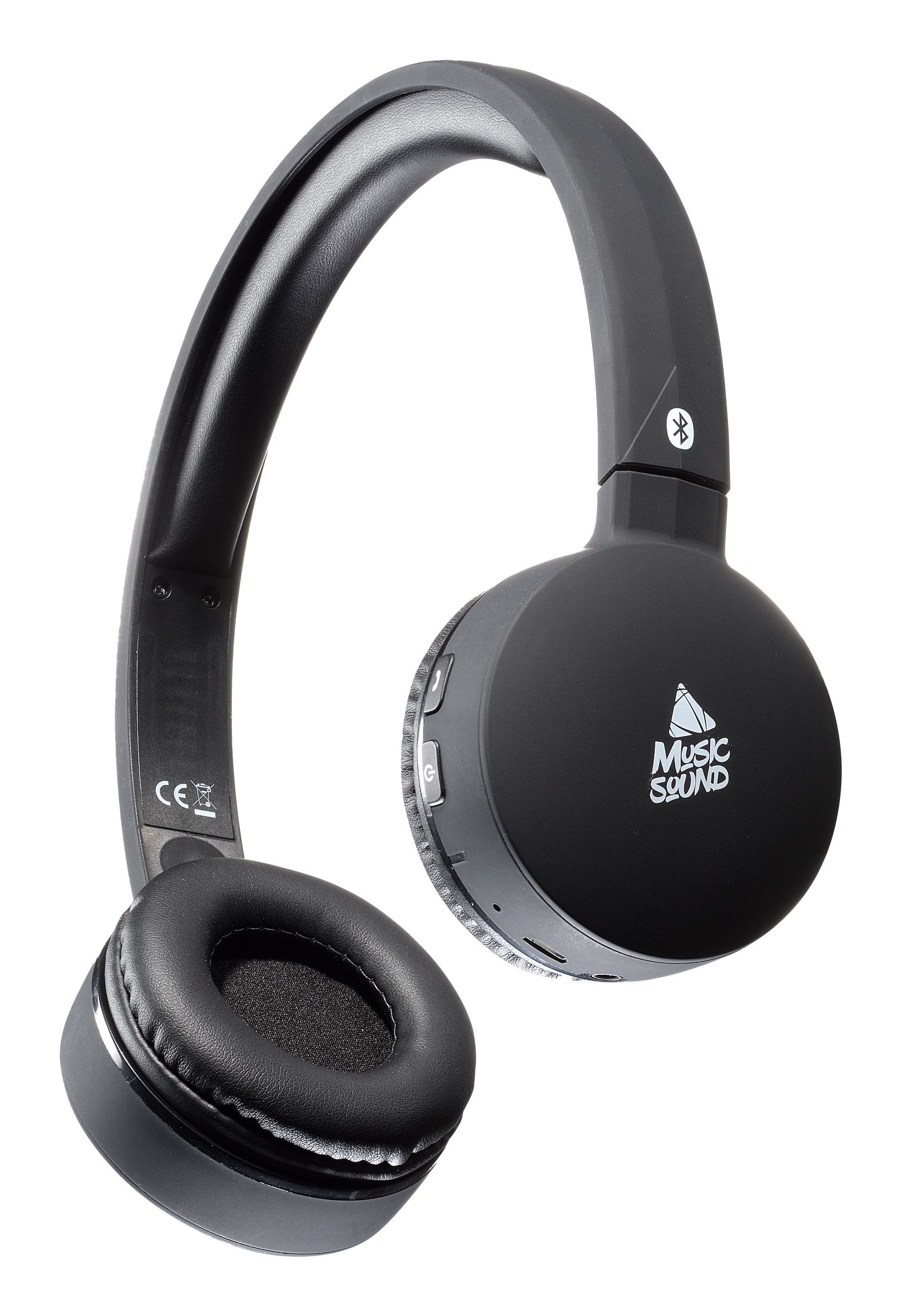 Music Sound Cellularline Headset - Bluetooth - Over-Ear - Zwart