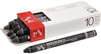 Caran D'ache Waskrijt Neocolor II Zwart 10 Stuks