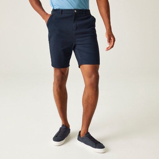 Regatta Short Hiking Heren Sabden Blauw Katoen Maat 36
