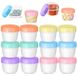 Set de 12 petites boîtes de congélateur avec couvercle 80 ml