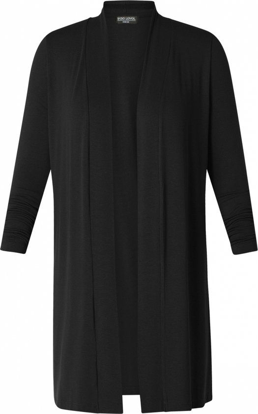 BASE LEVEL Yayla Long Vest - Black - maat 38