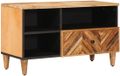 vidaXL - Opbergkasten - Bruin - 80 x 33,5 x 46 cm - Massief Mango Hout