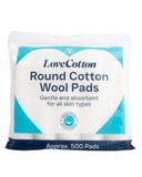 LoveCotton Disques de coton 500 pièces