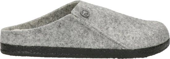 Birkenstock Zermatt narrow Filz Shearling Cozy Home Dames Pantoffels - Light Grey - Maat 41