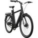 CRIVIT E-Bike Urban X.3 GATES Riemenantrieb, 27,5 pouces (Tout Noir)