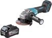 Makita GA 016 GU1 accu-haakse slijper 40 V max. 125 mm borstelloos + 1x accu 4,0 Ah - zonder oplader