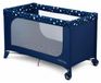 OEM Reisbed met matras, opvouwbaar, 125x65x78 cm, donkerblauw