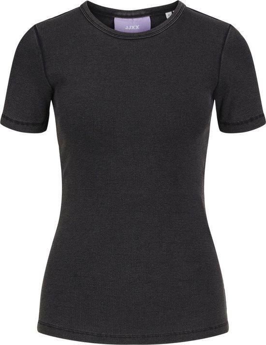 JJXX Jxfrankie Wash Ss Str Tee Jrs Noos - Black - XS
