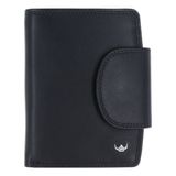 Golden Head Leren portemonnee Polo RFID Protect Kombischeintasche mit Riegel 1439 Schwarz zwart