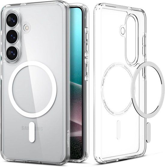 Spigen Ultra Hybrid MagFit Case voor Samsung Galaxy S26 Plus - Transparant Wit
