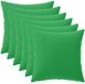 vidaXL Kussensloop Groen 30 x 30 cm Polyester 6 Stuks
