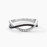Histoire d'Or Prudentia Bague Argent Blanc Oxyde De Zirconium