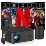 Projecteur Mini projecteur - 1080p Full HD - Netflix officiel - Dolby Audio - Wifi et Bluetooth 5.3
