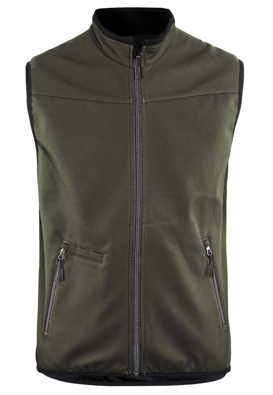 Blåkläder Softshell bodywarmer 38502516 | Groen/Zwart | Maat S