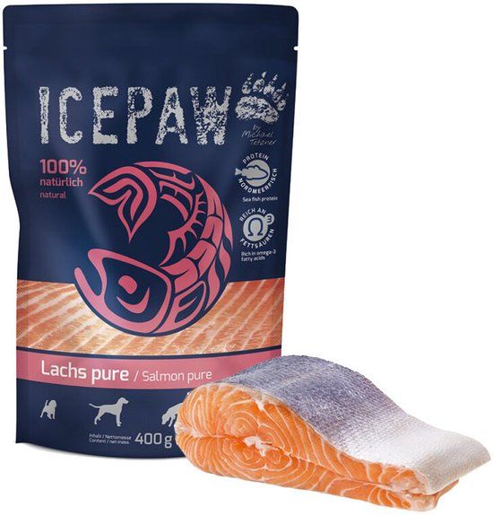 ICEPAW Zalm Puur - 12 x 100 gram