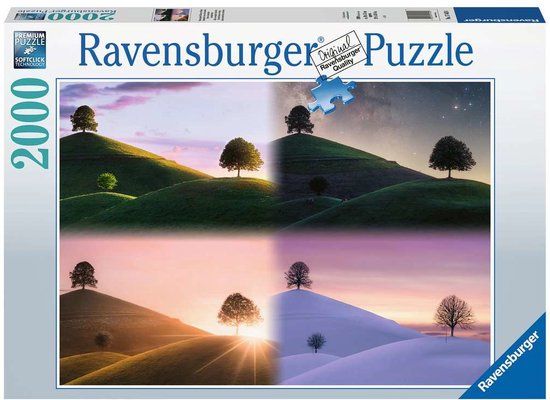 Ravensburger Stemmingsvolle bomen en bergen - Legpuzzel - 2000 stukjes