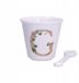 La Porcellana Bianca Espressokop met Lepel, 75ml, Wit, Porselein