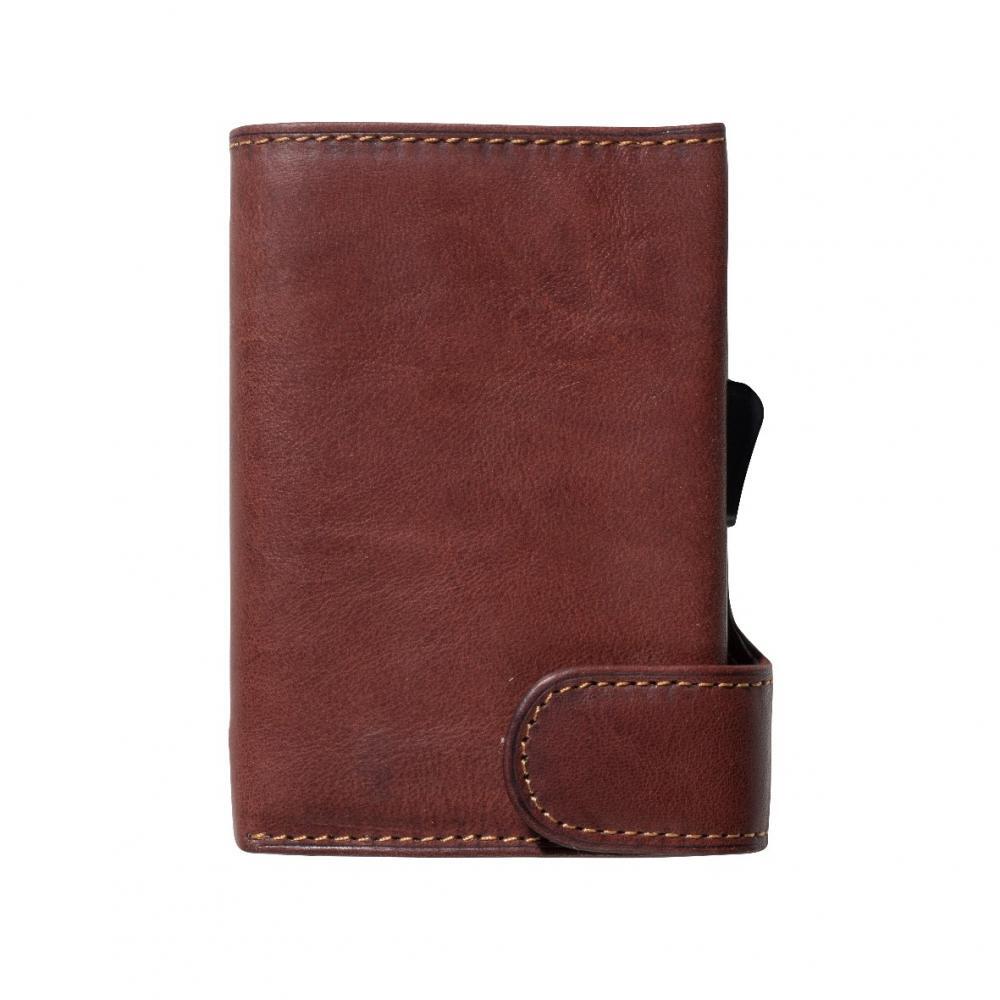 Tony Perotti Vegetale Cardholder 3700 donker bruin