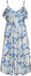 VERO MODA VMOSANA OYSA SINGLET 7/8 DRESS WVN GA Maxi jurk Dames S Lyocell/Polyester Bonnie Blue Mouwloos Lente/Zomer 2024