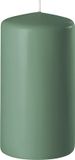 Enlightening Candles Bougie cylindrique/bougie pilier - vert - D6 x H8 cm - 27 heures de combustion