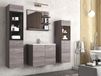 Ensemble de salle de bain complet MADRID 6 portes pin bodega