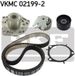 SKF Pompe à eau + kit de courroie de distribution VKMC 02199-2