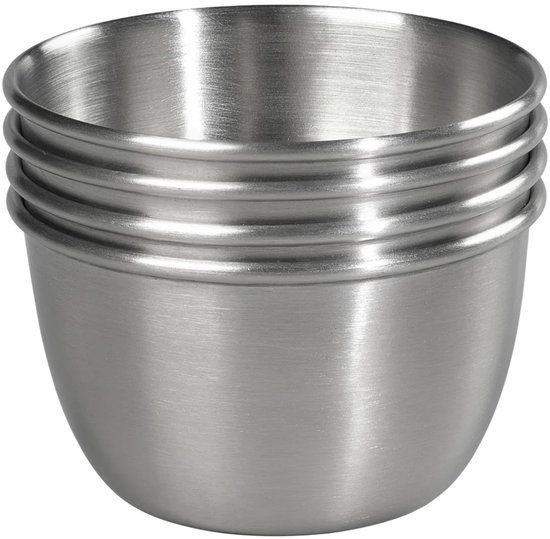 Tala RVS puddingvormpjes set van 4