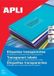 Apli Transparante etiketten 485 x 254 mm 4.400 stuks