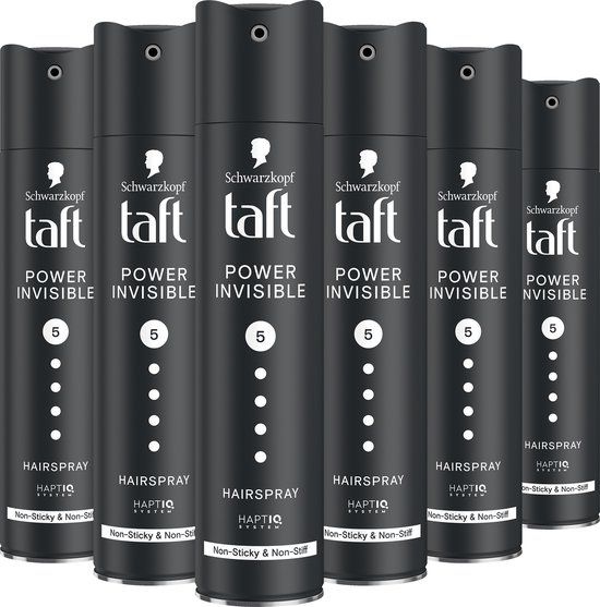 Taft Power Invisible Haarlak - Voordeelverpakking - 6 x 250 ml
