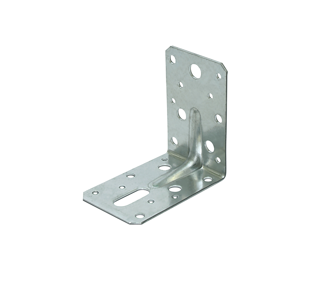GB Hoekanker met ril 90x90/60x2.0 RVS A4 | 100 stuks - GB07124